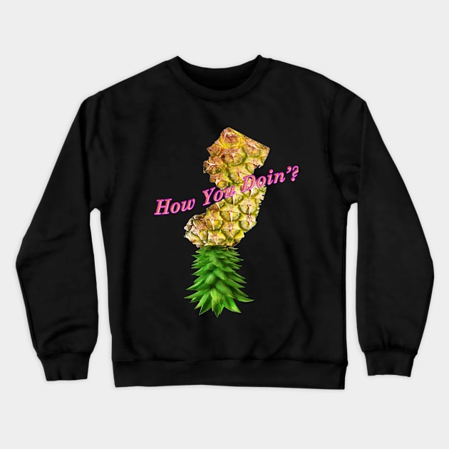 Upside Down Pineapple T-Shirt Crewneck Sweatshirt by Wangs Parking Lot